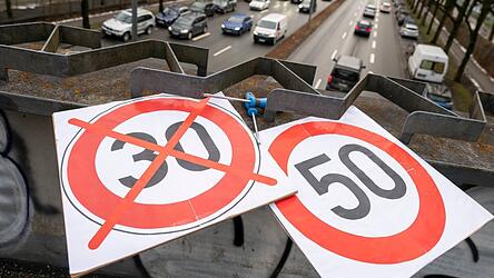 Die Umwelthilfe will juristisch gegen Tempo 50 am Mittleren Ring k&auml;mpfen.