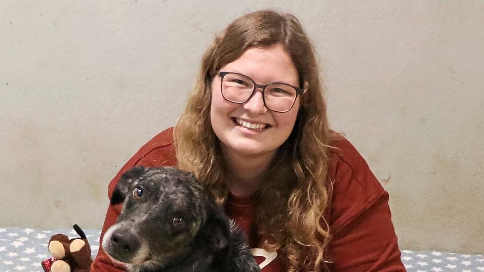 Sind schon beste Freunde: Lara Lankau und Jack, der nicht allein sein will. Sind schon beste Freunde: Lara Lankau und Jack, der nicht allein sein will.