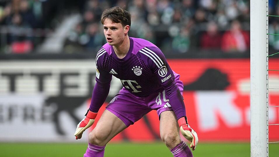 Gegen Frankfurt im Bayern-Tor: Jonas Urbig. (Archivbild) Gegen Frankfurt im Bayern-Tor: Jonas Urbig. (Archivbild)