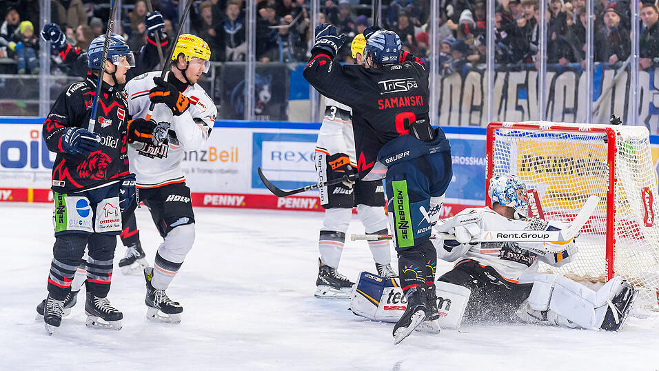 Josh Samanski führte die Tigers mit seinem späten 2:2 zum Comeback gegen Frankfurt. Josh Samanski führte die Tigers mit seinem späten 2:2 zum Comeback gegen Frankfurt.