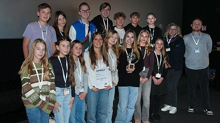 Die Jugendgruppe beteiligte sich engagiert an dem Projekt