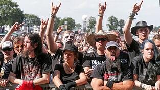 Festivalbesucher in Wacken