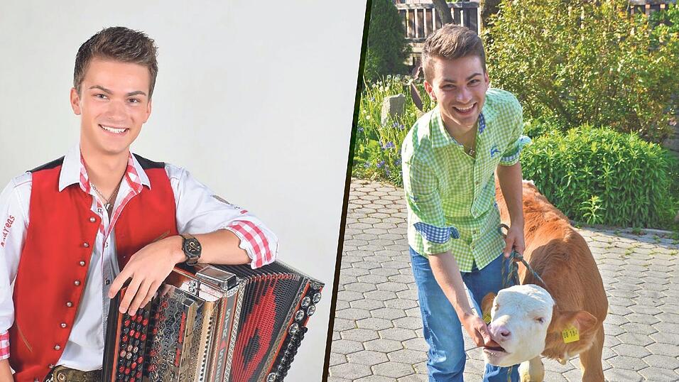 Ein Mann, zwei Leidenschaften: Andreas Hastreiter - als Musiker und als Landwirt. Ein Mann, zwei Leidenschaften: Andreas Hastreiter - als Musiker und als Landwirt.
