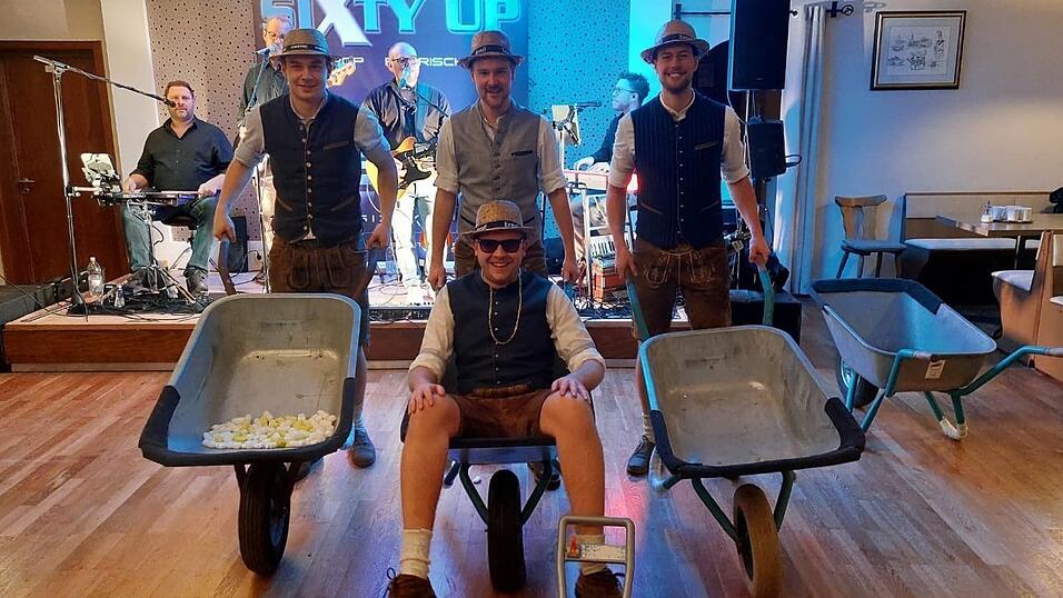 Der FC Harburg zeigte eine humorige Einlage.