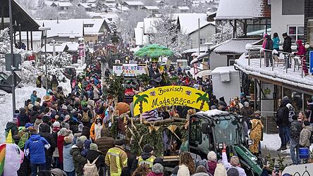 Der Faschingszug Bodenmais lockte viele Besucher an.
