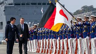 Verteidigungsminister Boris Pistorius (SPD) in Japan