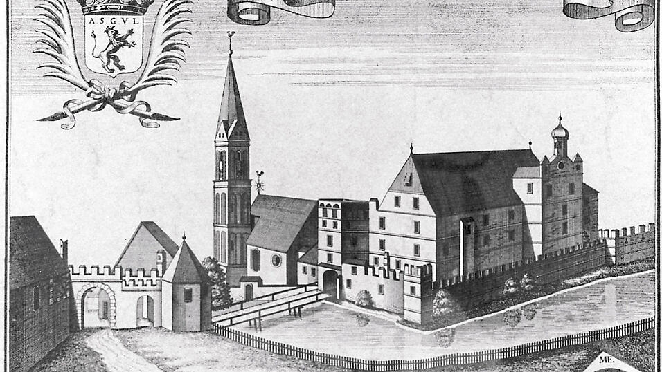 Im frühen 18. Jahrhundert präsentierte sich Schloss noch sehr wehrhaft mit Wassergraben und Mauerring. Im frühen 18. Jahrhundert präsentierte sich Schloss noch sehr wehrhaft mit Wassergraben und Mauerring.