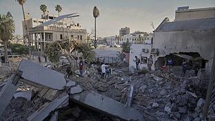 Am Wochenende gab es erneute Angriffe Israels im Gazastreifen, unter anderem auf ein Krankenhaus in Gaza-Stadt.
