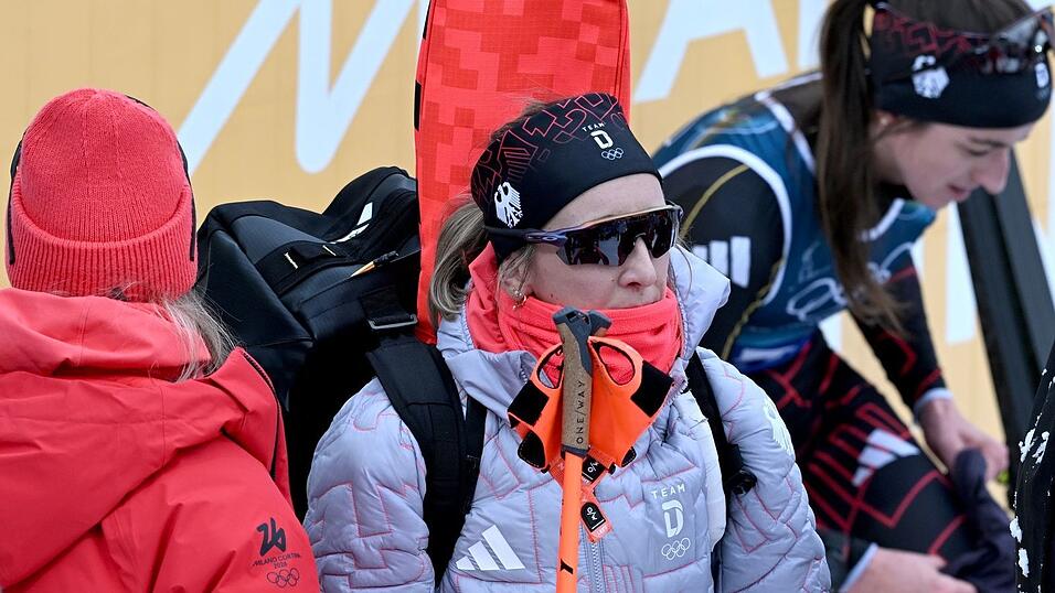 Nach dem Drama in der Staffel versteckte Franziska Preu&szlig; ihr Gesicht.