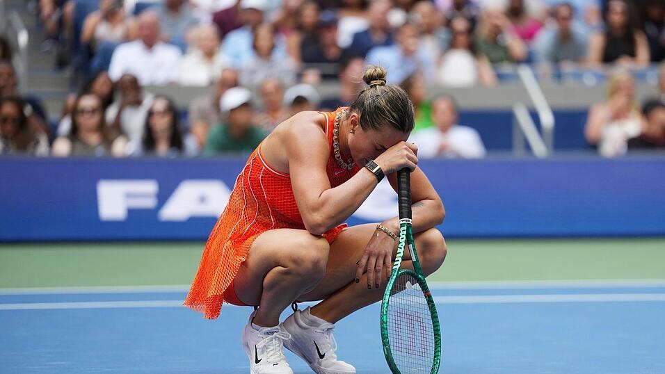 Aryna Sabalenka ist frustriert.