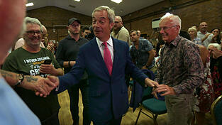 Gern gesehener Gast: vor rund zwei Jahren besuchte Nigel Farage Boston. Gern gesehener Gast: vor rund zwei Jahren besuchte Nigel Farage Boston.