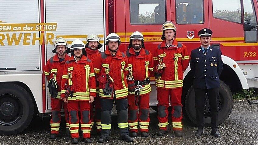 Die württembergischen Gäste haben in Aufhausen die Leistungsprüfung nach bayerischen Vorschriften erfolgreich abgelegt. Die württembergischen Gäste haben in Aufhausen die Leistungsprüfung nach bayerischen Vorschriften erfolgreich abgelegt.