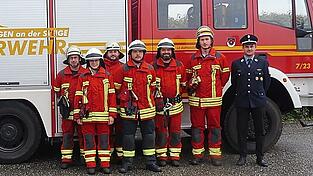 Die württembergischen Gäste haben in Aufhausen die Leistungsprüfung nach bayerischen Vorschriften erfolgreich abgelegt.