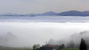 Mit nebligem Wetter rechnet der DWD in weiten Teilen Bayerns. (Archivbild)