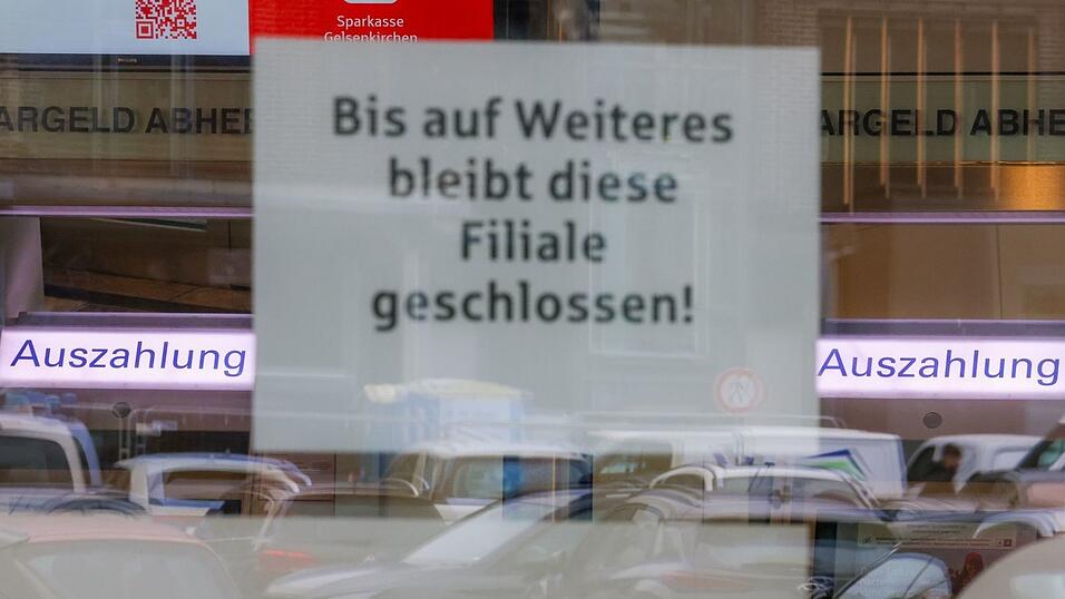 Die Gelsenkirchener Sparkasse bleibt vorerst weiter geschlossen.