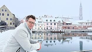 Jürgen Wachter liebt den Blick über die Isar auf die historischen Wahrzeichen der Stadt. Jürgen Wachter liebt den Blick über die Isar auf die historischen Wahrzeichen der Stadt.