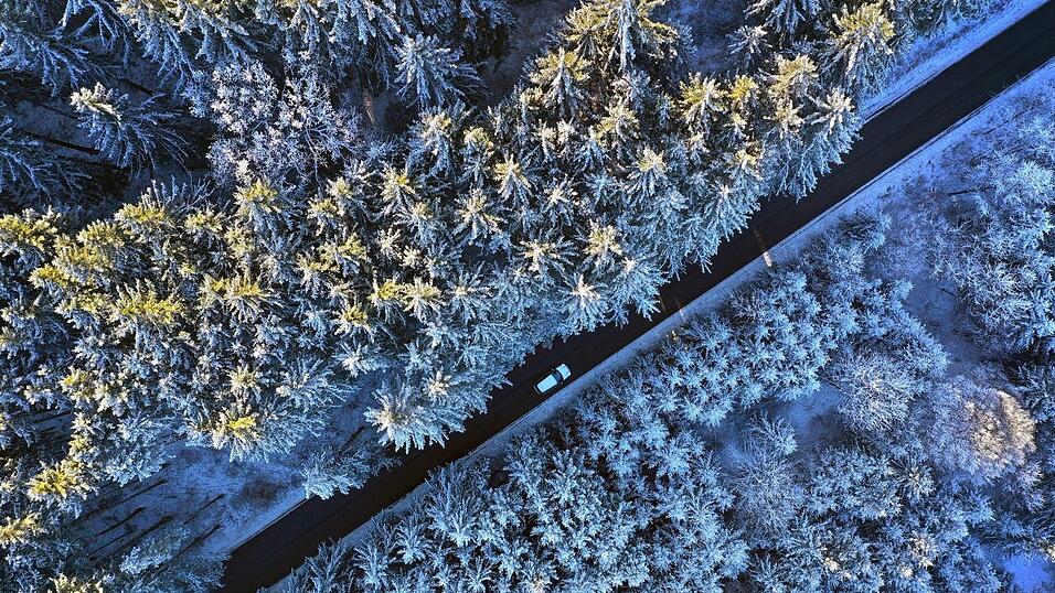Mit Schnee und Frost startet der Freistaat ins neue Jahr. (Archivbild)