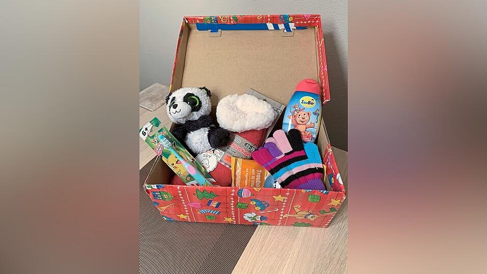 Weihnachtsgeschenke aus dem Schuhkarton.