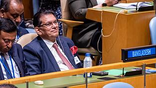 Khalilur Rahman, Au&szlig;enminister von Bangladesch, wird der neue Pr&auml;sident der Generalversammlung der Vereinten Nationen.