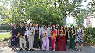 Die Absolventen der Pestalozzischule.