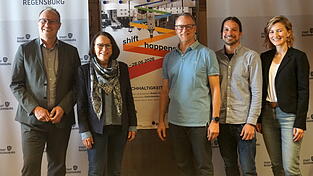 Bei der Vorstellung des Programms im Rathaus.&nbsp;