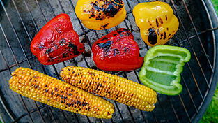 Gem&uuml;se auf dem Grill geht immer