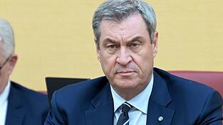Ernste Zeiten, ernste Miene: Markus S&ouml;der im Landtag. (Archivbild)