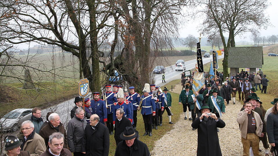 Zum 41. Mal trafen sich am Samstag Patrioten und Königstreue zum Winterpatriotentreffen. (Foto: Katharina Baumeister)