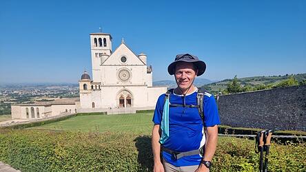 Ein Etappenziel: Assisi