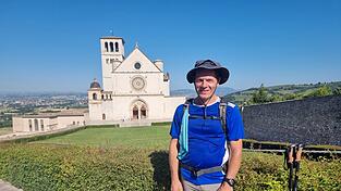 Ein Etappenziel: Assisi Ein Etappenziel: Assisi