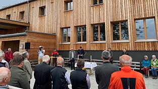 Das neu sanierte Landshuter Haus auf der Oberbreitenau.