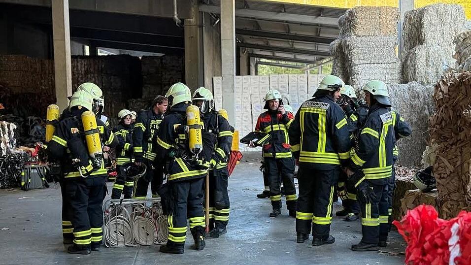 120 Feuerwehrleute beteiligten sich an der Übung.