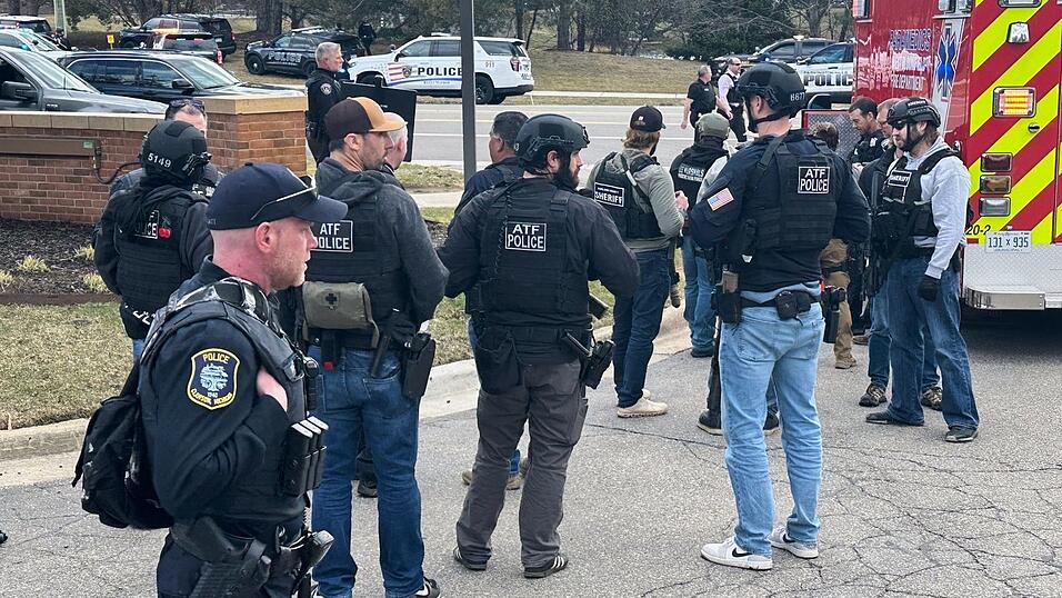 Gro&szlig;einsatz bei einer Synagoge in Michigan.