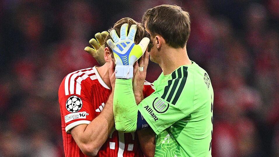 Frust nach Spielende: Neuer und Kane.