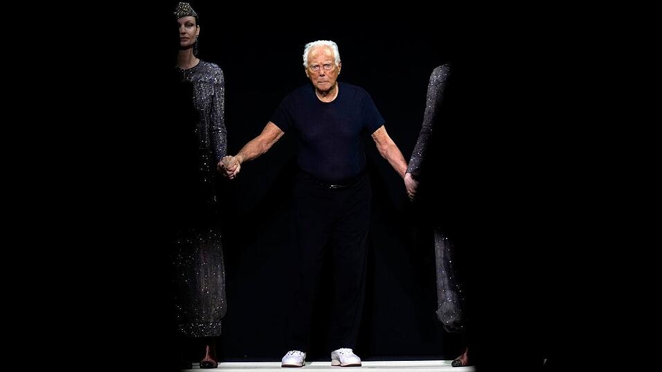 Mit einer Zeitungsanzeige verspricht Armani: «Wir sehen uns im September». (Archivbild) Mit einer Zeitungsanzeige verspricht Armani: «Wir sehen uns im September». (Archivbild)