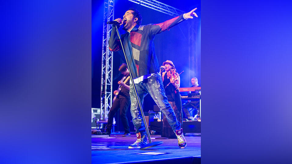 Der letzte Gig des Abends am Samstag: Adel Tawil. Foto: Mathias Adam