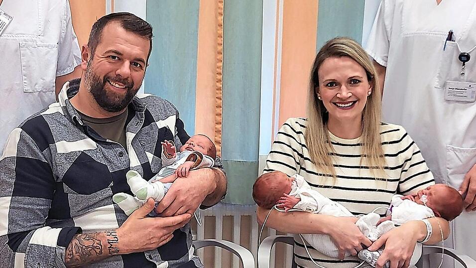 Die Ränkamer Drillinge Paul, Maximilian und Ferdinand sind die größten Wunder für Mama Nicole und Papa Martin. Die Ränkamer Drillinge Paul, Maximilian und Ferdinand sind die größten Wunder für Mama Nicole und Papa Martin.