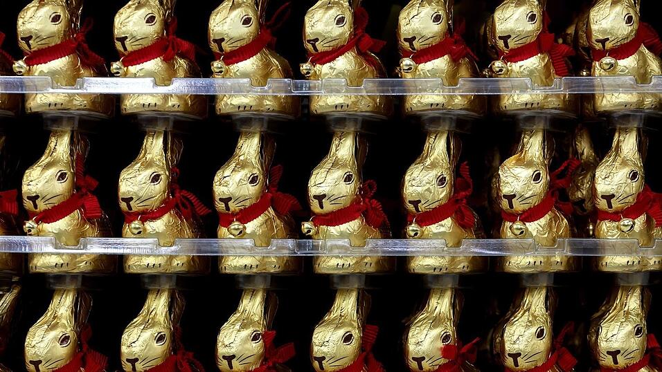 Die Osterhasen von Lindt sind seit einigen Wochen in den Superm&auml;rkten zu finden.