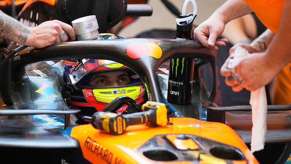 Piastri ist erneut der Schwächste der drei Titelrivalen. Piastri ist erneut der Schwächste der drei Titelrivalen.