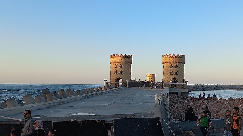Die malerische Küstenstadt Alexandria.