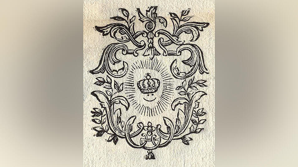 Der älteste bisher entdeckte Smiley der Stadt wurde 1771 gedruckt und ist derzeit im Historischen Museum Regensburg zu sehen. (Foto: Stadt Regensburg)