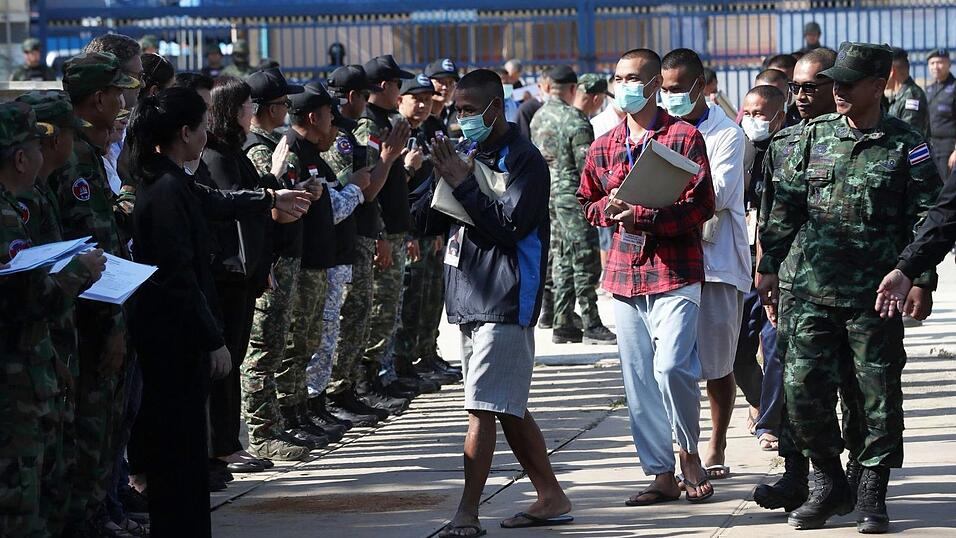 Die kambodschanischen Soldaten waren 155 Tage in Thailand inhaftiert gewesen.