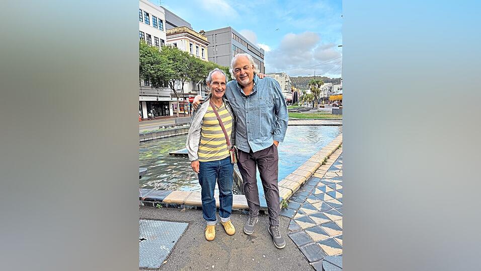 Steffen Göres (li.) und Guido Bauer in Wellington.