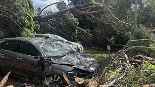Das Unwetter richtete erheblichen Sachschaden an.