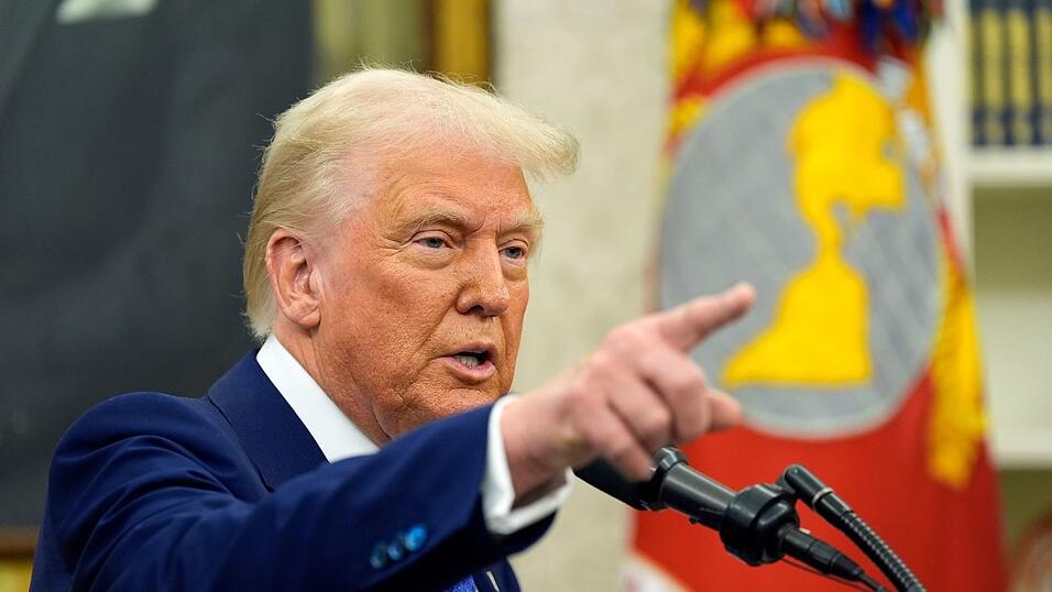 Trump nutzt Zölle als Druckmittel. (Archivbild)