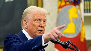 Trump nutzt Zölle als Druckmittel. (Archivbild)