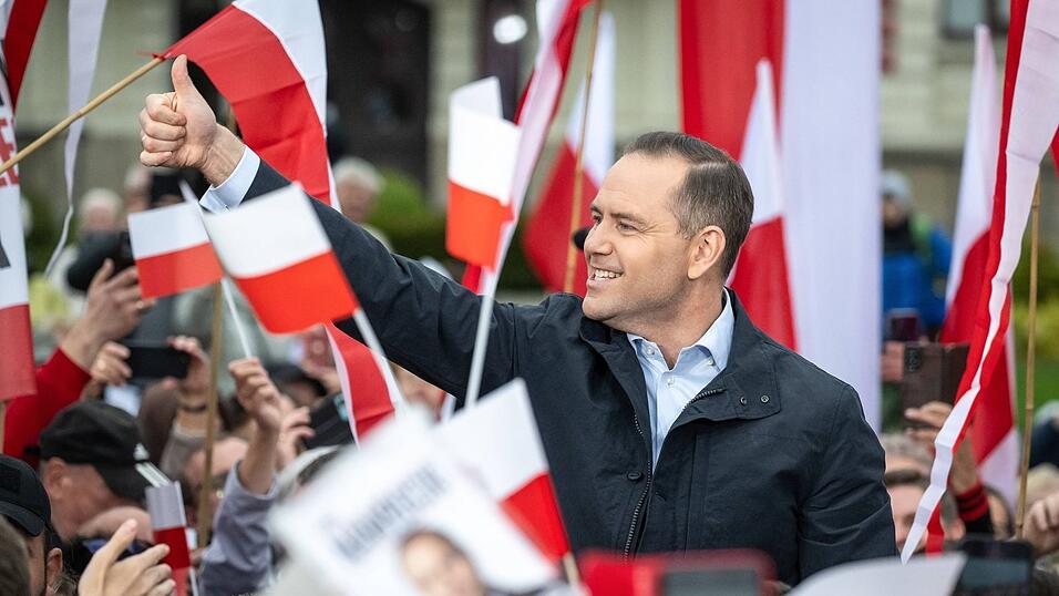 Nawrocki schlug im polnischen Präsidentenwahlkampf antideutsche Töne an.