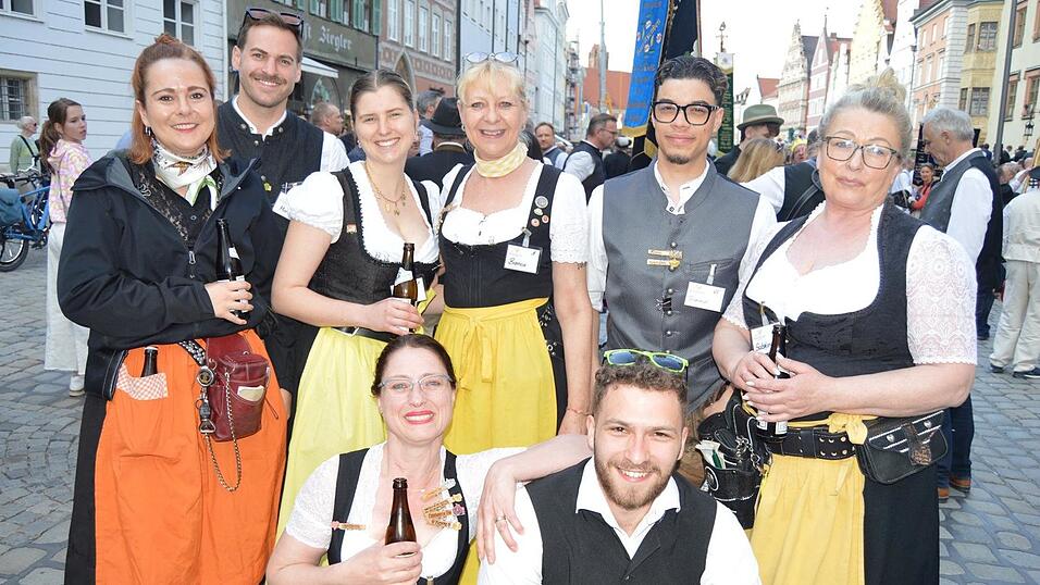 Viele Landshuter feierten am Freitag auf der Dult.&nbsp;