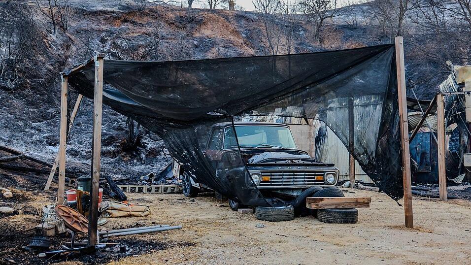 Das «Canyon Fire» zerstörte nach Angaben der Behörden mindestens sieben Gebäude.