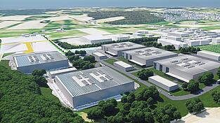 Im geplanten Gewerbegebiet &bdquo;Mitterleite&ldquo;, nord-westlich des bestehenden Gewerbegebiets Wambach, sollen sich ein Rechenzentrum und moderne Technologien ansiedeln.